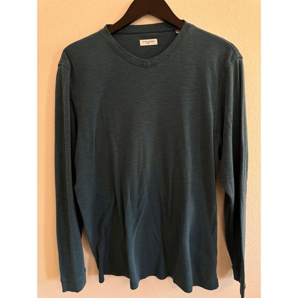Tom James Long Sleeve V-Neck